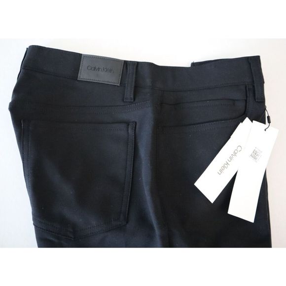Calvin Klein Men Sz 32x30 Black CK Move 365 Slim-Fit Performance Dress Pants - Picture 5 of 12